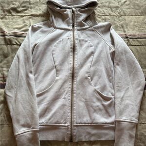 lululemon athletica Cream Hooded Jacket